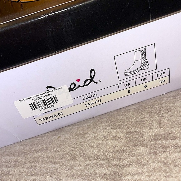 🆕🌿🧡QUPID: TAN Quilted Booties SIZE 8 - Picture 11 of 11